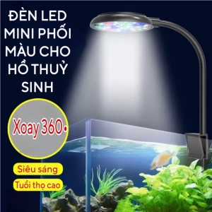 Đèn led 360 độ - Đèn led mini phối màu siêu sáng, tuổi thọ cao dành cho hồ thuỷ sinh.