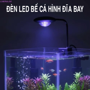 Đèn LED hình đĩa bay 3 chế độ, siêu đẹp, siêu sáng dành cho bể thuỷ sinh, thương hiệu QUANLONG công suất 5W.